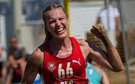 Deutsch: Beachhandball Weltmeisterschaften 2022; Tag 2: 22. Juli 2022 – Frauen, Vorrunde, Deutschland-Norwegen 0:2 (19:14, 27:20) English: 2022 Beach handball World Championships; Day 2: 22 July – Women Preliminary Round – Germany-Norway 0:2 (19:14, 27:20)