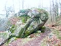 Rocher de granite en boule (près de la rive sud de l'Anse de Poulguin)