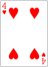 4 of Hearts