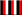 600px vertical 8 stripes Black White Red HEX-FF0000.svg