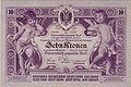 Billet de banque de 10 couronnes austro-hongroises (en allemand) type 1900
