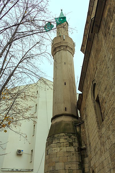 File:A minaret of Bajrakli Mosque.jpg