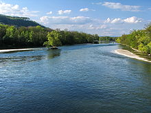 Confluence with the Aare at the Wasserschloss