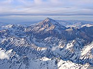 O Aconcagua, na Arxentina, é con 6960,8 msnm o punto máis alto do mundo fóra do sistema dos Himalaias en Asia, ademais de ser o cume de maior altitude dos hemisferios meridional e occidental