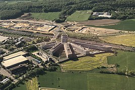 Aerial View of Centre Drosbach, Cloche d'or, Luxembourg, in May 2018.jpg