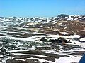 Zentralvulkan Krafla in Nordisland mit eigener Caldera, Luftbild