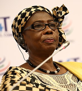 Isatou Touray Vice President of the Gambia