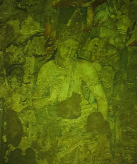 Padmapani in Cave 1 of Ajanta