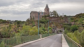 Le pont sur le Tarn et l'église St Gilles