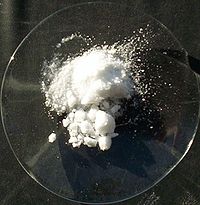 Powder of ammonium chloride