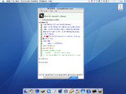 aMSN running on KDE/Baghira under Gentoo Linux