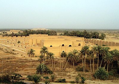 Az ősi Babilon egy részének rekonstrukciója