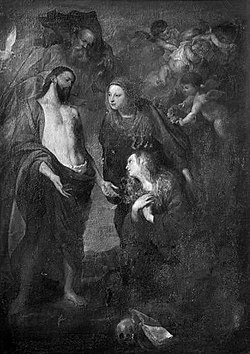 The Virgin Presenting Saint Rosalia to the Trinity (c. 1624-1625) Anthonis van Dyck - Christus und die hl. Rosalie - 5263 - Bavarian State Painting Collections.jpg