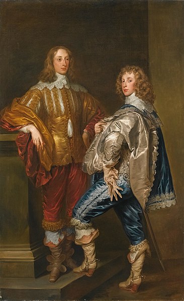 File:Anthony van Dyck after - Double portrait of Lord John Stewart (1621-1644) en Lord Bernard Stewart, later Earl of Lichfield (1623-1645) 752L12034 6DFBF.jpg