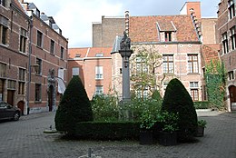 Antwerpen Lange Nieuwstraat Beeld Sint-Niklaas in het Sint-Niklaasgodshuis - 215630 - onroerenderfgoed.jpg