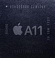 Apple A11 Bionic with on-die M11 motion co-processor