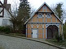 Tithe barn.  (Monument group: Arensburg Castle)