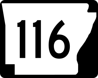 <span class="mw-page-title-main">Arkansas Highway 116</span> State highway in Arkansas, United States