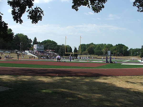 Ash Park, Cornell College football stadium, Mount Vernon, Iowa