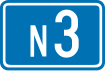 National Route 3 shield))