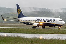 BOEING 737 NG - 9H-QAX from Malta Air on taxiway at LFBT airport