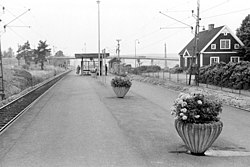 Het station in 1965.