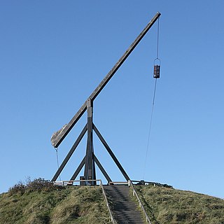 Skagens Vippefyr navigational light mechanism in Skagen, Jutland, Denmark