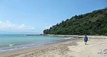 Beach at Pelabuhan Ratu, Sukabumi, West Java, Indonesia