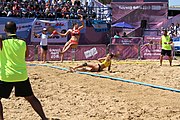 Deutsch: Beachhandball bei den Olympischen Jugendspielen 2018 in Buenos Aires; Tag 7, 13. Oktober 2018; Mädchen, Halbfinale – Ungarn-Argentinien 1:2 English: Beach handball at the 2018 Summer Youth Olympics in Buenos Aires at 13 October 2018 – Girls Semifinal – Hungary-Argentina 1:2 Español: Handball de playa en los Juegos Olimpicos de la Juventud Buenos Aires 2018 en 13 de octubre de 2018 – Semifinales Femeninas - Hungría-Argentina 1:2