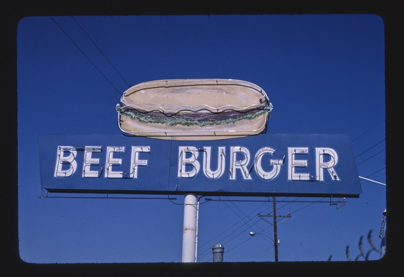 File:Beef Burger sign, Amarillo, Texas LCCN2017709784.tif