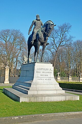 <span class="mw-page-title-main">Equestrian Statue of Leopold II, Brussels</span> Equestrian statue in Brussels, Belgium