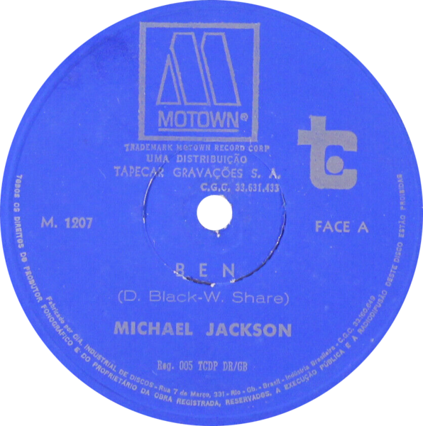 File:Ben by michael jackson brasilian vinyl side-A.png