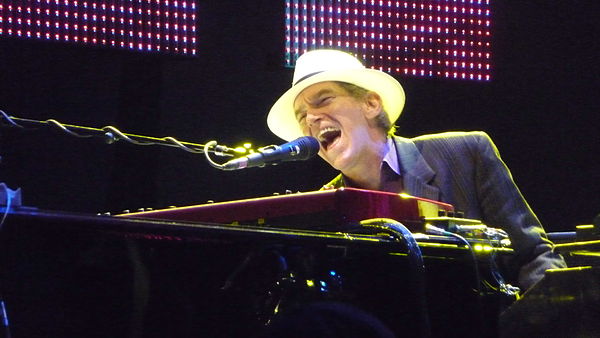 Keyboardist Benmont Tench performs with the band at the Hollywood Bowl in 2010.