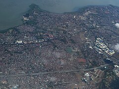 Biñan City, SLEX from air