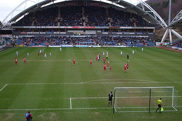 A match against Swindon Town in February 2010