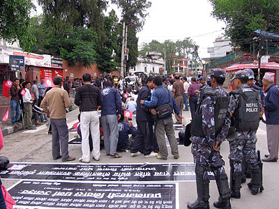 Sit-in outside the prime minister's residence to mark Black Day on 1 June 2013.