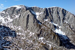 Gamsleitenkopf gate pillar in the background the Schoberköpfe