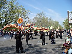 The Annual Bok Kai Parade in Marysville