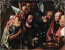 Navolger van Jheronimus Bosch. Christus voor Pilatus. Ca. 1520. Princeton University Art Museum.