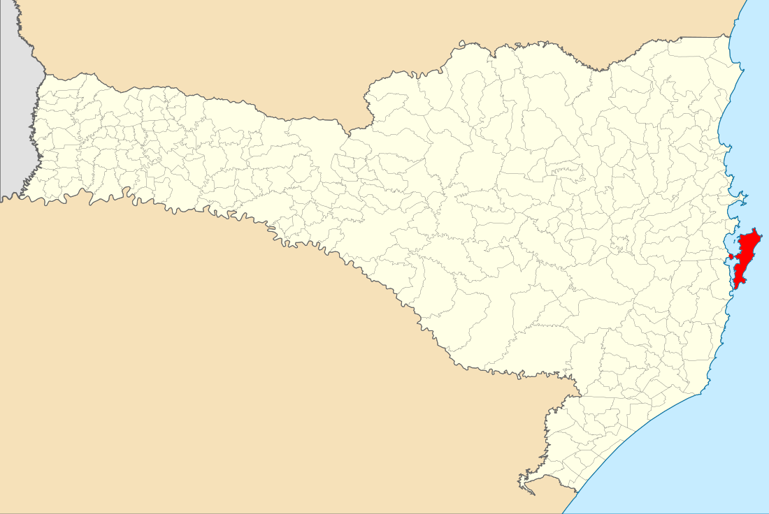 File:Brazil Santa Catarina Florianopolis location map.svg