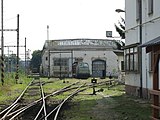 Brno dolní nádraží engine shed