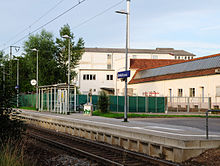 S-Bahn-Haltepunkt Brombach/Hauingen