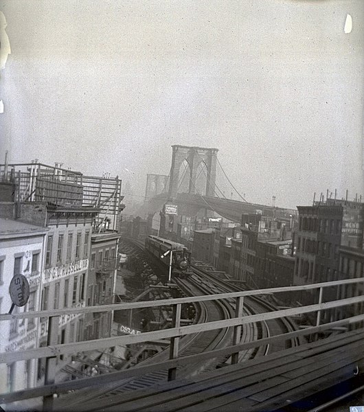 File:Brooklyn Bridge and Elevated Road to Fulton Ferry, 1896. (5833501036).jpg