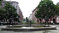 "Feuerwehrbrunnen", Mariannenplatz, Berlin-Kreuzberg, Deutschland