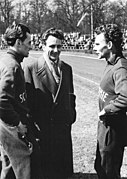 Ewald Mertens (Mitte, im Jahr 1958 als Trainer) – ausgeschieden als Fünfter des zweiten Halbfinals