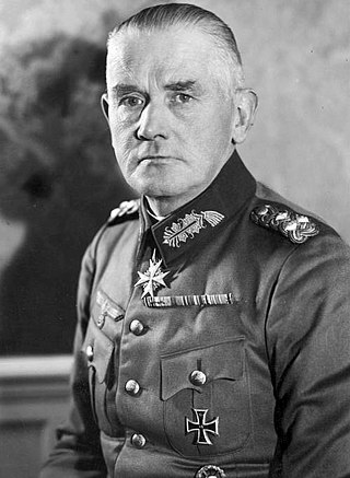 <span class="mw-page-title-main">Werner von Blomberg</span> German General Staff officer and field marshal