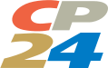 Old version of the CP24 logo, used from 1998 to 2003 CablePulse24 old.svg