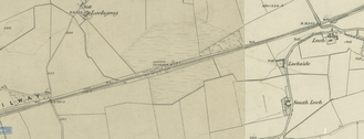 The site of Cadder Yard 1843-1882 Cadder Yard map 1843-1882.png