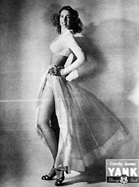 Candy Jones (kızlık soyadı Jessica Arline Wilcox) Yank olarak, the Army Weekly Cover Pin-up, (1945)