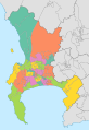 Cape Town subcouncils and wards 2011.svg